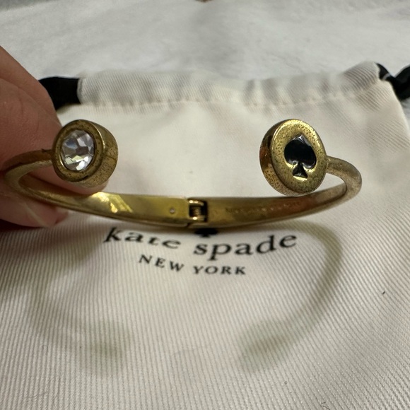 Kate Spade New York Spot The Spade Open Hinge Bangle - Picture 5 of 5